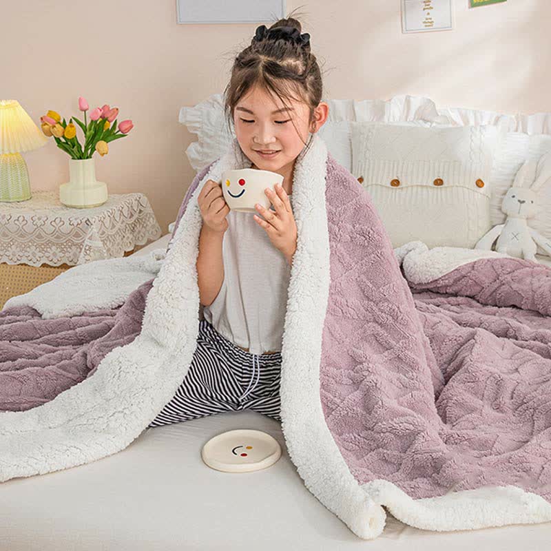 Ownkoti Puffy Cozy Reversible Throw Blanket - image 10