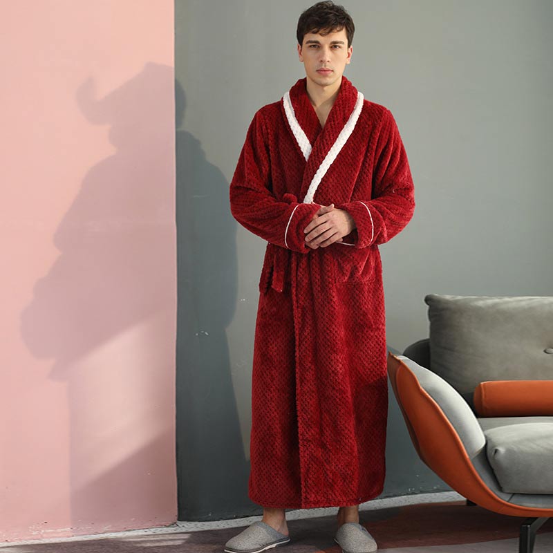 Thick Fleece Pajama Comfy Bathrobe - image 10