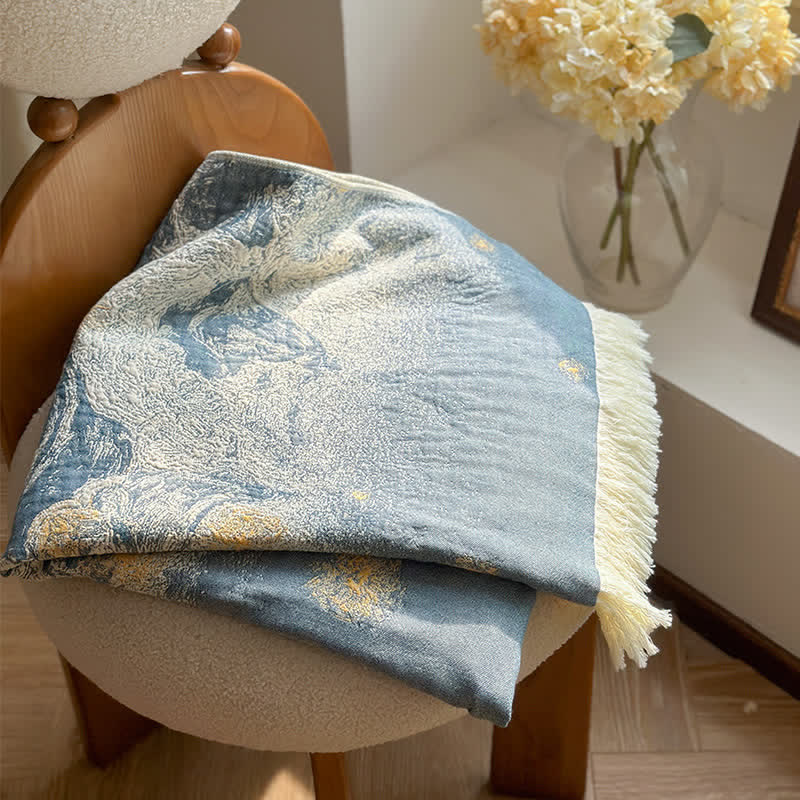 Pure Cotton Tassel Breathable Towel