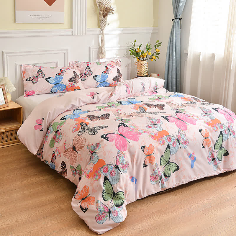 Rural Elegant Butterfly Soft Bedding