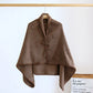 Solid Color Soft Flannel Shawl Blanket - Brown - 31" x 51" - image 11
