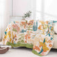 Breathable Cotton Gauze Pastoral Lightweight Quilt