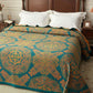 Boho Flower Bamboo Fiber Reversible Coverlet