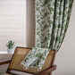 Rustic Rose Cotton Semi-shading Curtain