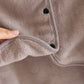 Solid Color Soft Flannel Shawl Blanket - image 8
