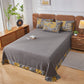 Cotton Gauze Natural Style Bedding Set (4PCS)