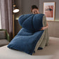 Thick Sherpa Winter Blanket with Quilt Core - Navy Blue - King - image 11