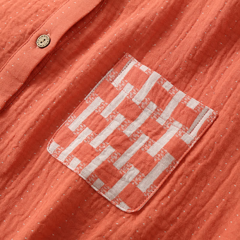 Cotton Gauze Round-neck Pajama Set - image 4