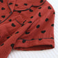 Heart Print Pure Cotton Pajama Set(3PCS) - image 3
