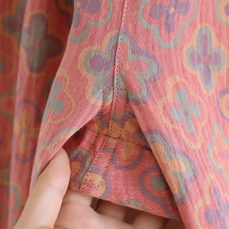 Yarn-dyed Jacquard Cotton Loungewear Set - image 7