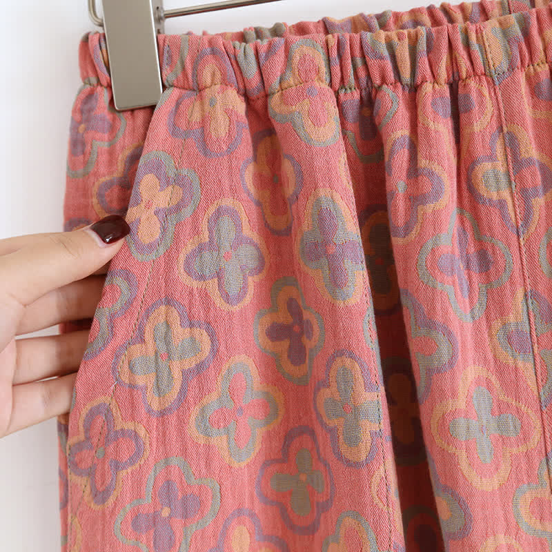 Yarn-dyed Jacquard Cotton Loungewear Set - image 6