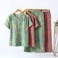 Short Sleeve Crop Pants Loungewear Set - image 0