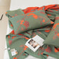 Orange Ginkgo Leaf Cotton Reversible Quilt - image 7