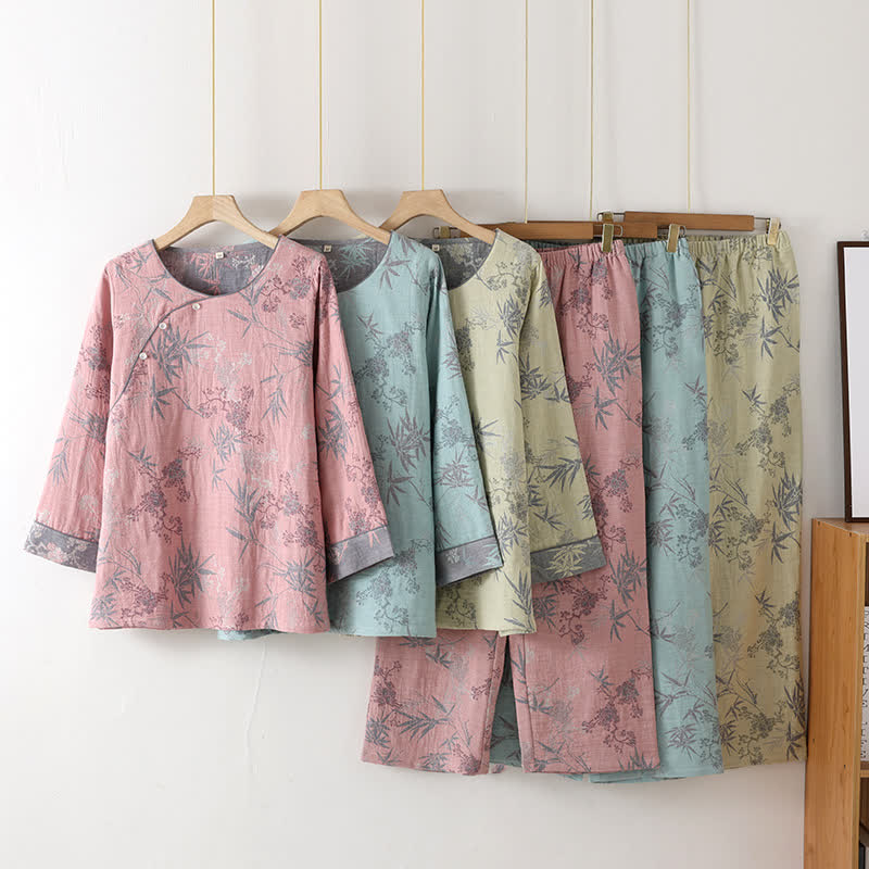 Ownkoti Pure Cotton Round-neck Bamboo Nightwear Set - image 0