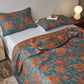 Pure Cotton Yarn-dyed Blooming Flower Quilt - image 7