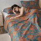 Pure Cotton Yarn-dyed Blooming Flower Quilt - image 2