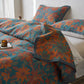 Pure Cotton Yarn-dyed Blooming Flower Quilt - image 6