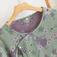 Ownkoti Plum Blossom Bowknot Pure Cotton Loungewear Set - image 3