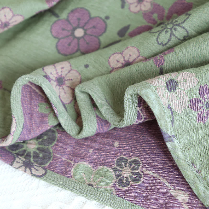 Ownkoti Plum Blossom Bowknot Pure Cotton Loungewear Set - image 6