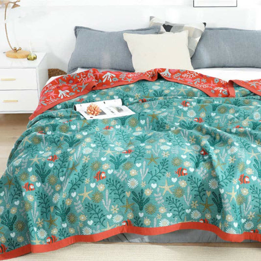 Ownkoti Vintage Reversible Coverlet Soft Floral Quilt - image 1