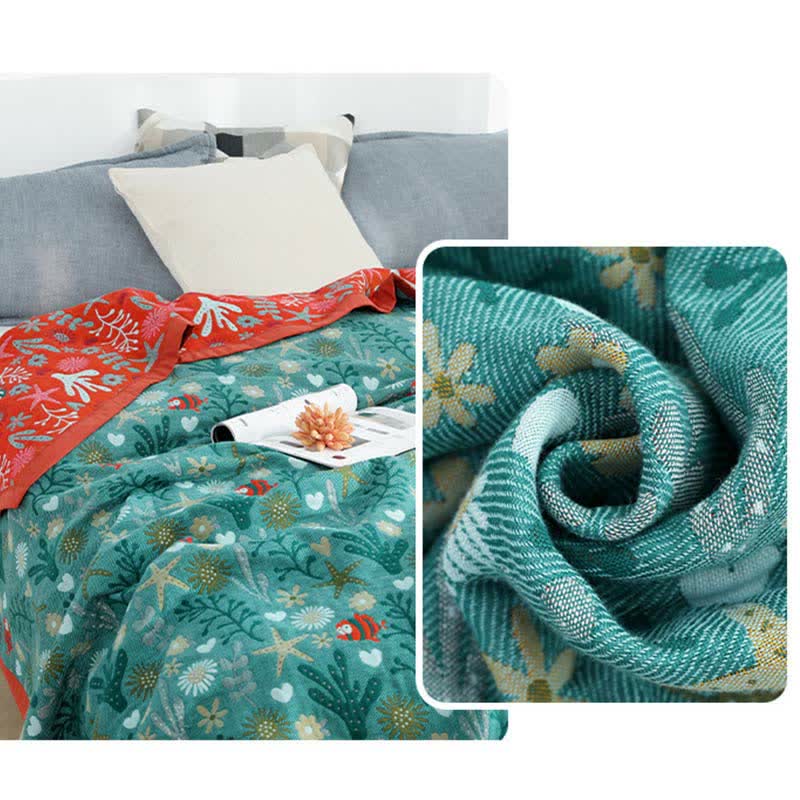 Ownkoti Vintage Reversible Coverlet Soft Floral Quilt - image 4
