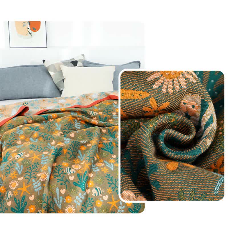 Ownkoti Vintage Reversible Coverlet Soft Floral Quilt - image 10