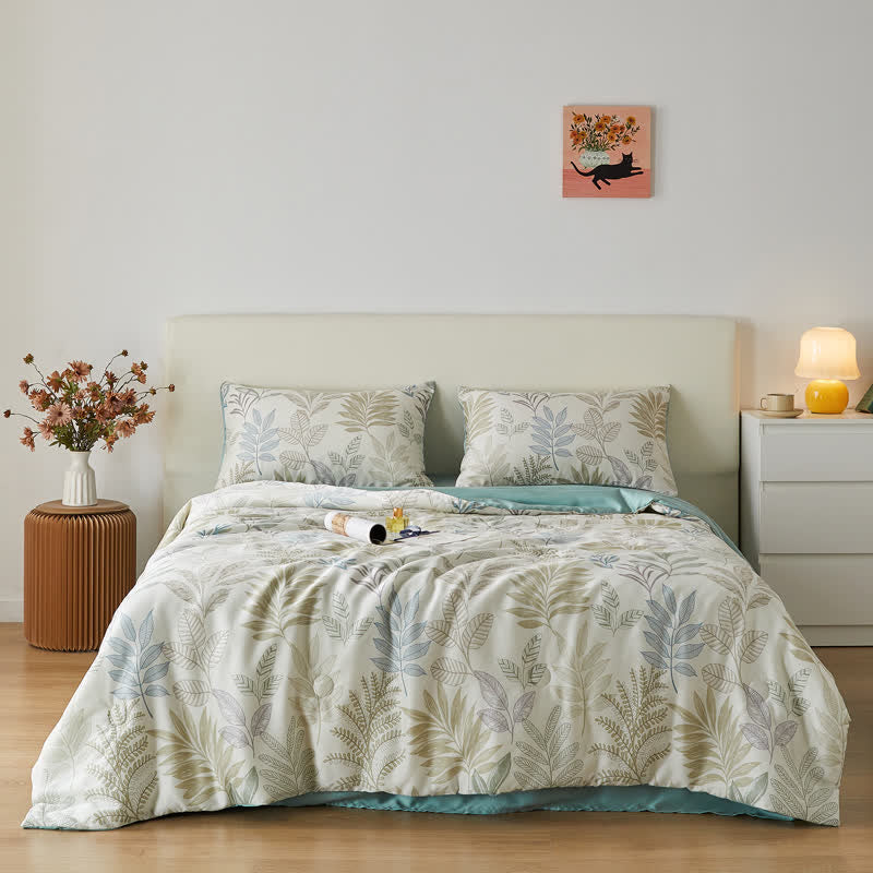 Luxurious Leaf Lyocell Fiber Summer Bedding