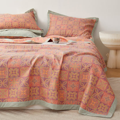 Pure Cotton Luxurious Retro Lightweight Quilt - Quilt - King - image 1