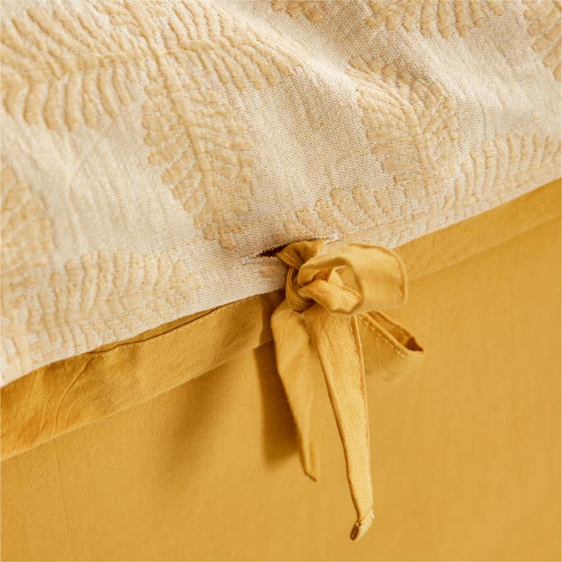 Jacquard Tie Cotton Gauze Bedding Set (4PCS) - image 10