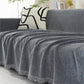 Chenille Herringbone Tassel Couch Cover - Dark Gray - 71" x 205" - image 12