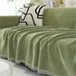 Chenille Herringbone Tassel Couch Cover - Matcha Green - 71" x 205" - image 2