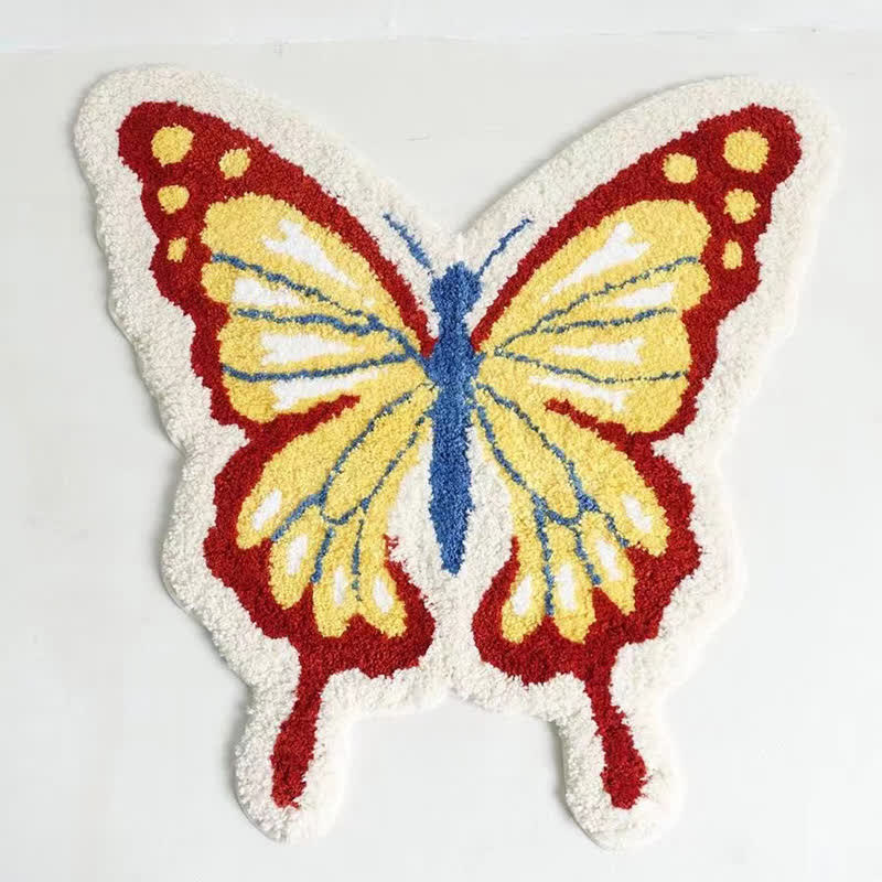 Pastoral Butterfly Soft Decorative Rug