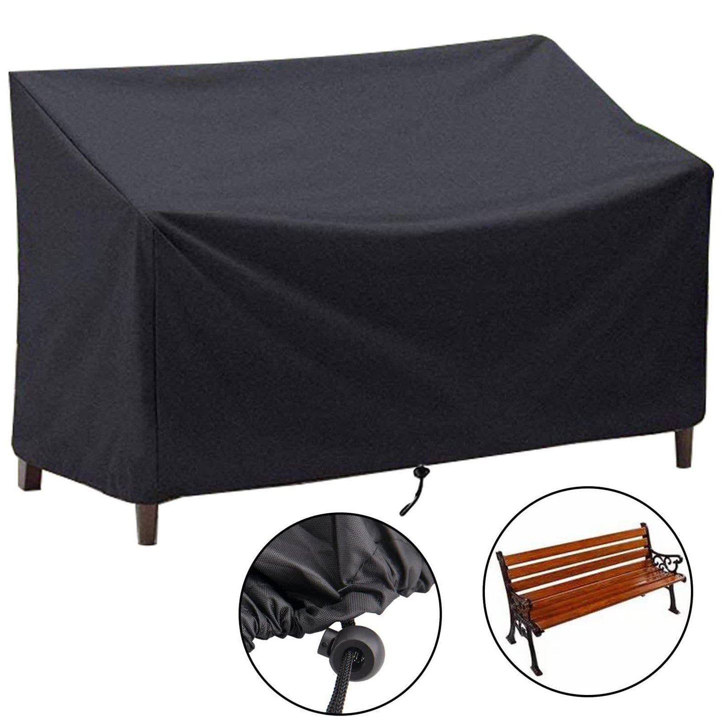 Oxford Cloth Outdoor Seating Bench Cover