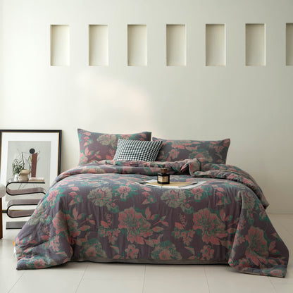 Double Layer Gauze Floral Cotton Bedding