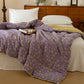 Double Layer Gauze Jacquard Floral Quilt