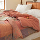 Jacquard Retro Cotton Gauze Soft Quilt