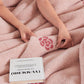 Girly Pastoral Camellia Fleece Blanket