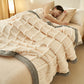 Solid Color Soft Fleece Warm Blanket