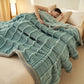 Solid Color Soft Fleece Warm Blanket