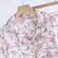 Floral Tulip Cotton Gauze Pajama Set