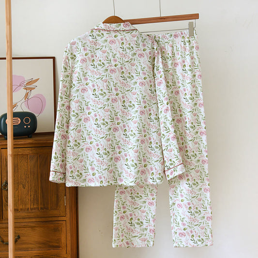 Refresh Rose Cotton Gauze Pajama Set