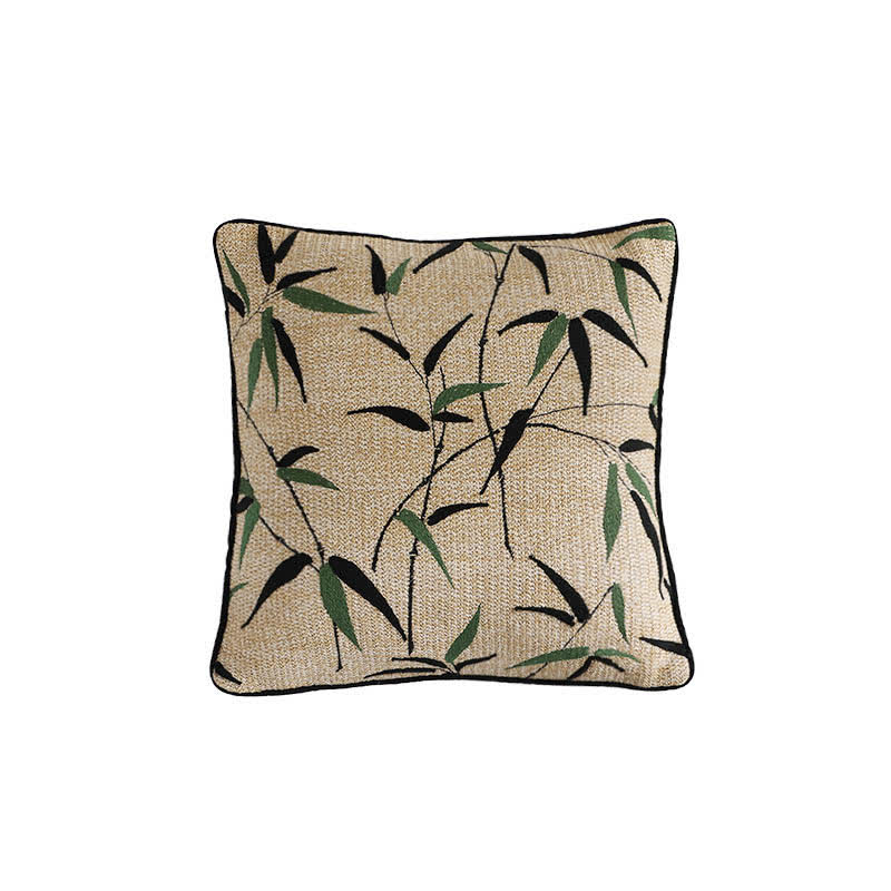 Luxurious Pastoral Bamboo Decorative Pillowcase