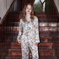 Pastoral Begonia Long-sleeve Pajama Set