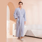 Comfy Fleece Solid Color Long Bathrobe