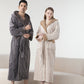 Fleece Hooded Winter Long Bathrobe - image 0