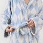 Vintage Long Staple Cotton Hooded Bathrobe