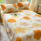 Vibrant Flower Velvet Bedding Set(4PCS)