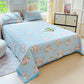 Winter Velvet Elegant Floral Bedding Set(4PCS)