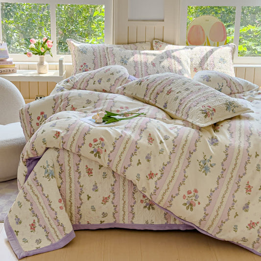 Winter Velvet Pastoral Soft Bedding Set(4PCS)