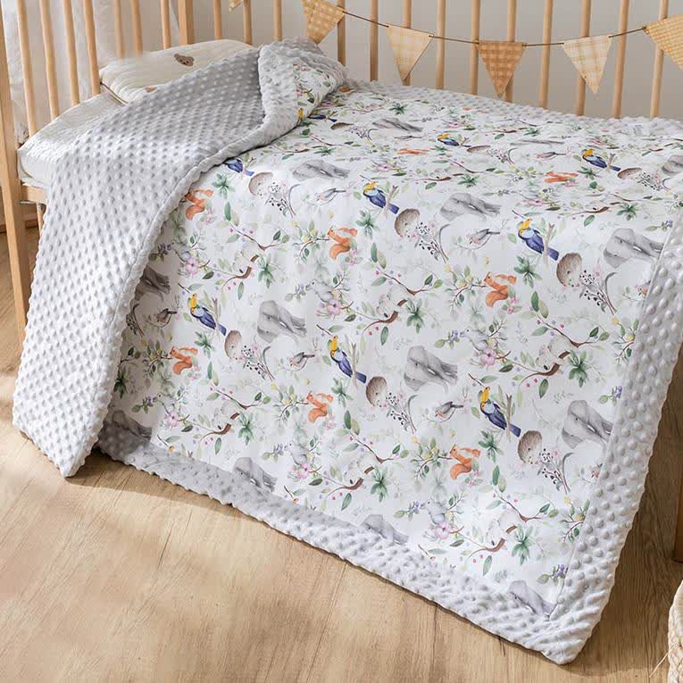 Animal Floral Comfort Baby Quilt